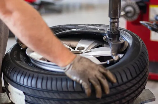 Off-Rim Tire Change